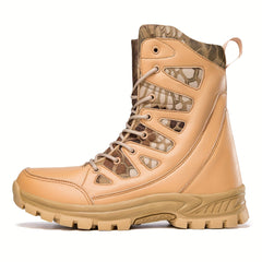 Menu2019s High Top Tactical Work Boots Non Slip Durable Outdoor Hiking Shoes