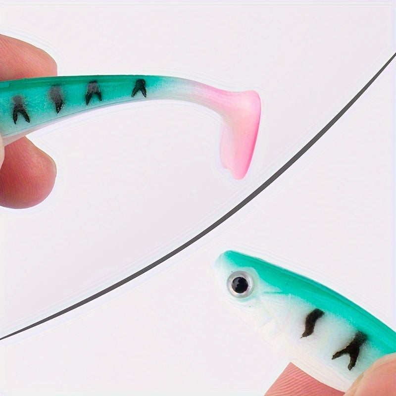 5pcs T Tail Soft Lure 9 5g Bionic Bait for Fishing