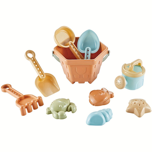 Weiff Beach Sand Toys for Toddlers 10 Piece Set Eco Friendly Plastic