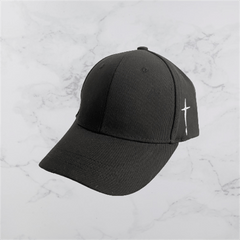 Cross Embroidery Baseball Cap Lightweight Sun Hat Unisex Adjustable Dad Hats