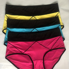 3 Pack Plus Size Women's Full Coverage Briefs Set