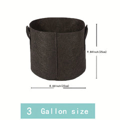 10pcs Potato Planter Bag 3-10 Gallon Portable Planter Bag Breathable Heavy Duty