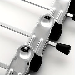5pcs Metal Pants Clips Stainless Steel Antiskid Portable Scalable