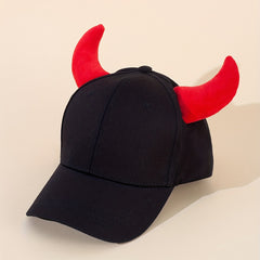 Red Horn Baseball Cap Unisex Funny Dad Hats Lightweight Adjustabl...