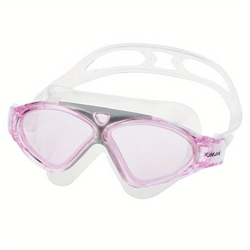 Transparent Waterproof Swimming Goggles Anti fog Large Frame Swimming Goggles