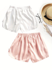 Girls Bow Decor Safety Shorts Leggings Under Skirt Dress Kids Summer Clothes