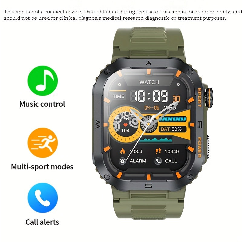 Multifunctional Smart Watch IP68 Waterproof Fitness Tracker with 400mAh Battery