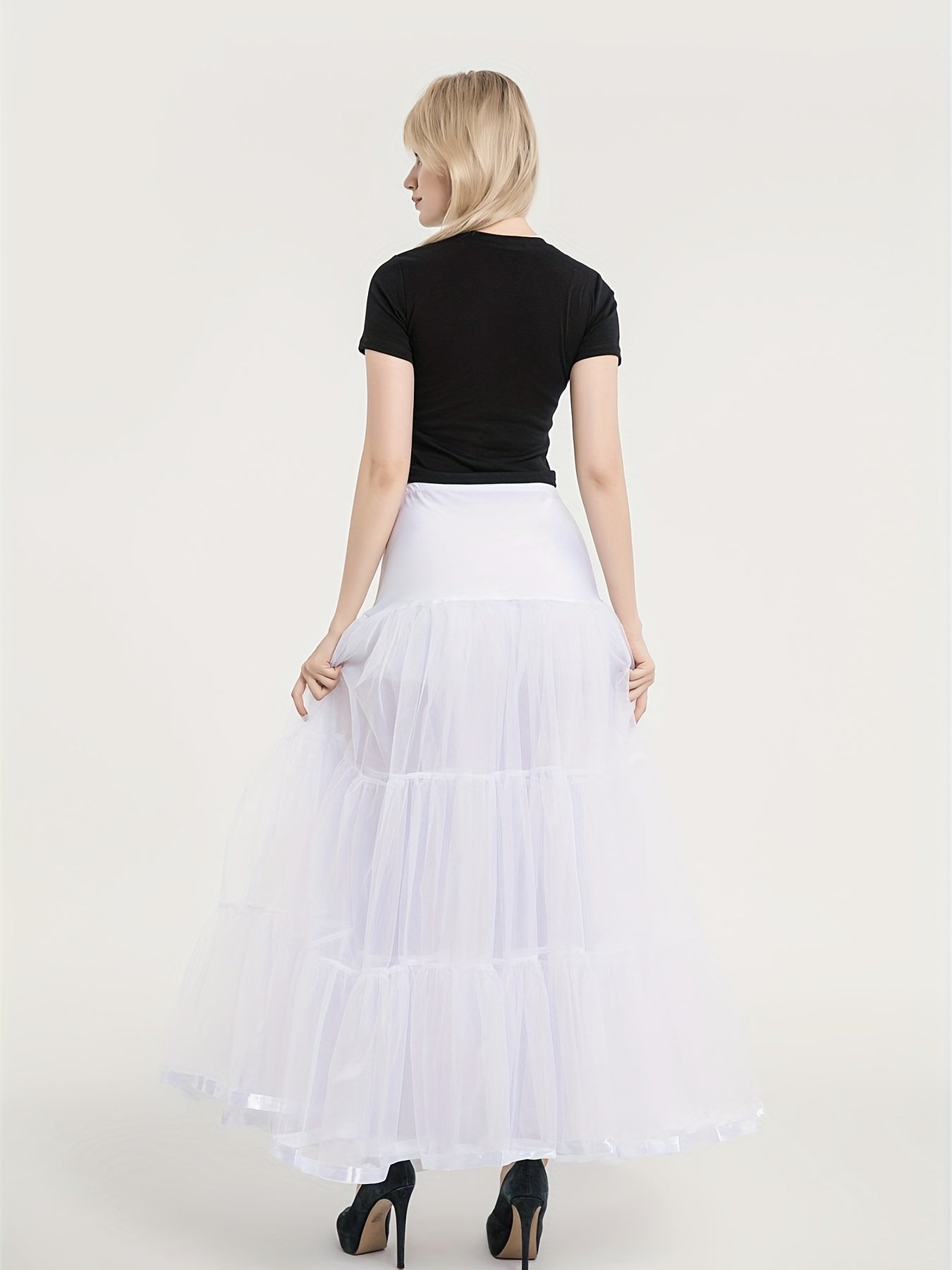 Vintage Pleated High Waist Skirt