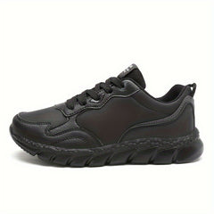 Waterproof Non-slip Running Shoes PU Leather Casual Sneakers Women's Footwear