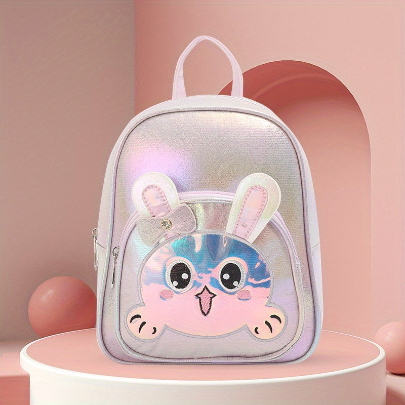 Funny Rabbit Ears Backpack with Bow for Girls