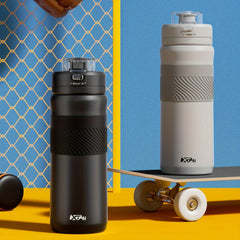 316 Stainless Steel Sports Water Bottle 600ml Portable Fitness Cup