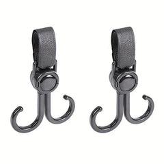 2pcs Bike Stroller Hooks Mom Stroller Clips & Accessories
