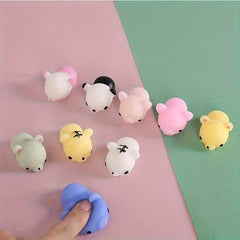 6pcs Animal Pinch Funny Toys Cartoon Decompressing Trick Balls