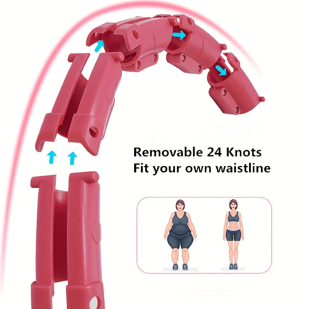 Adjustable Smart Weighted Hoola Exercise Hoop for Adults & Kids