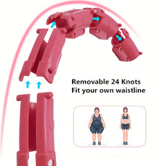 Adjustable Smart Weighted Hoola Exercise Hoop for Adults & Kids