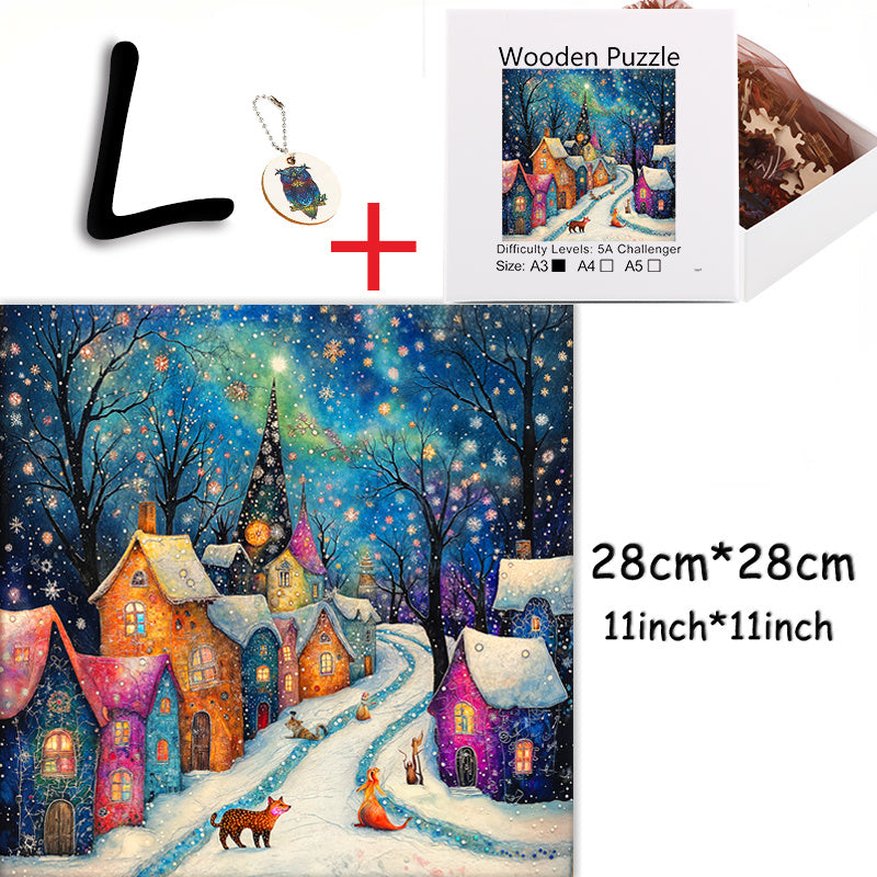 Architectural Landscape Wooden Jigsaw Puzzle