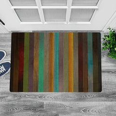 Crystal Velvet Striped Carpet Entrance Door Mat