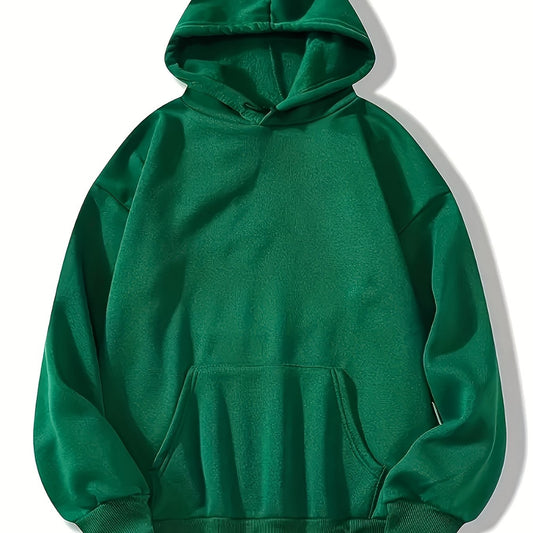 Women's Casual Solid Long Sleeve Pullover Hoodie Sweatshirt