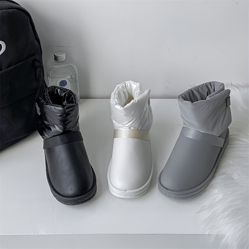 Women's Winter Snow Boots Waterproof Thermal with Faux Fur Lining