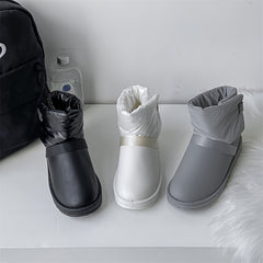 Women's Winter Snow Boots Waterproof Thermal with Faux Fur Lining