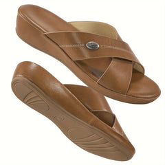 Women's Massage Sports Sandals Soft Sole Faux Leather Shoes