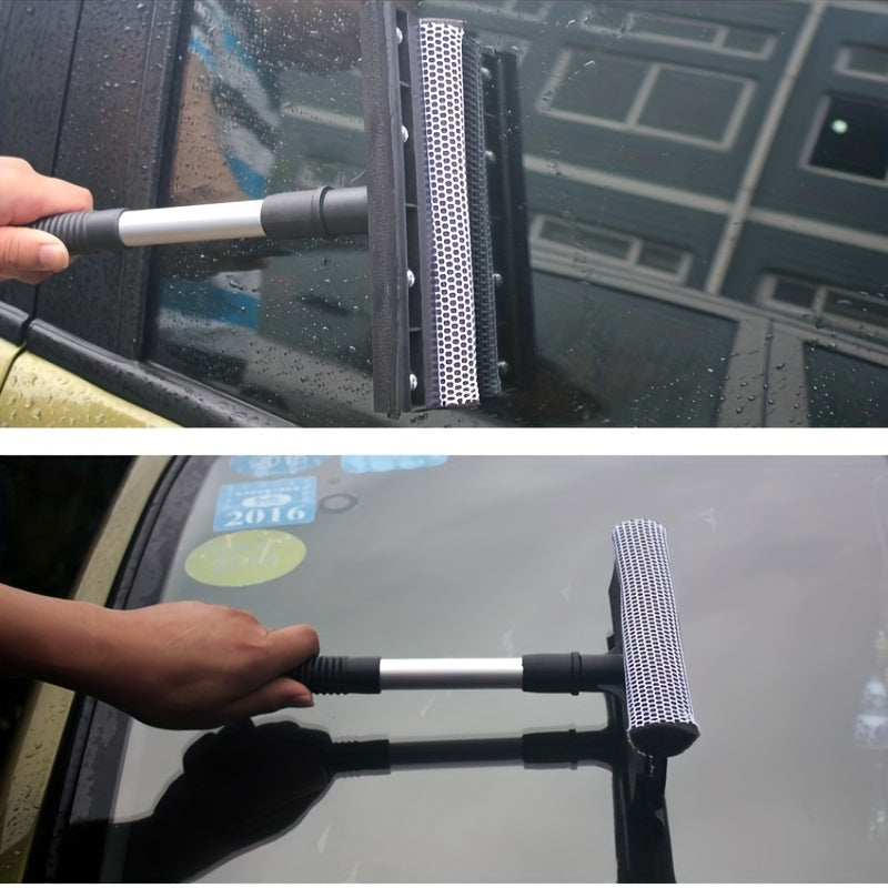 Detachable Double-sided Glass Wiper Long Handle Window Brush