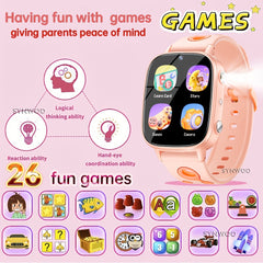 Synwoo Kids Smart Watch 1.8" Display 500mAh Pedometer 26 Games LED Flashlight
