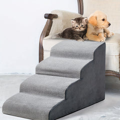 Pet Stairs 3 4 5 Steps Dog Stairs Ramps For Bed Non Slip Pet Steps