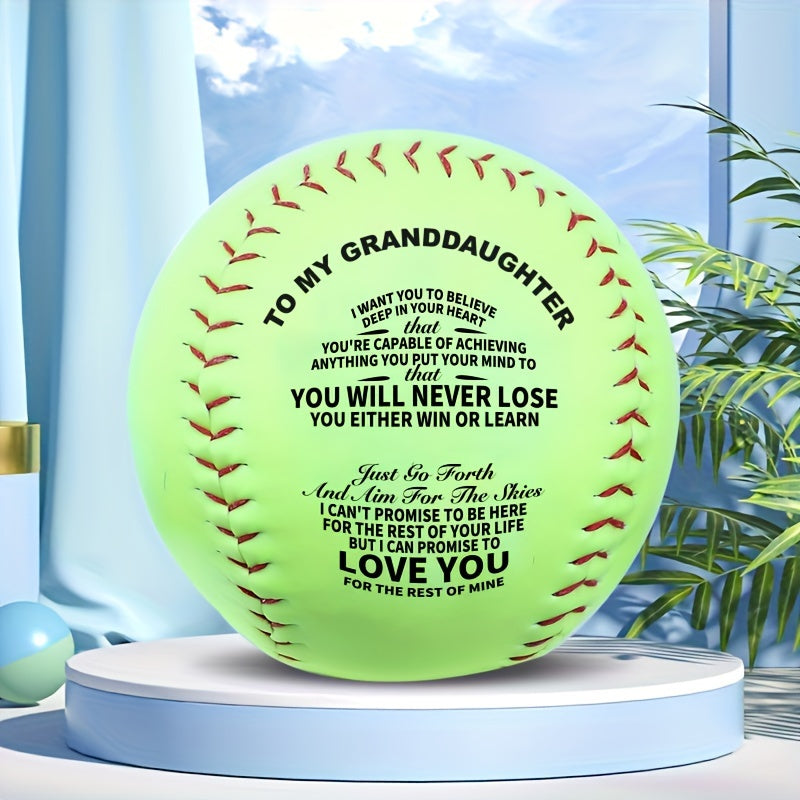 Creative PU Baseball For Grandchildren Softball Birthday Holiday