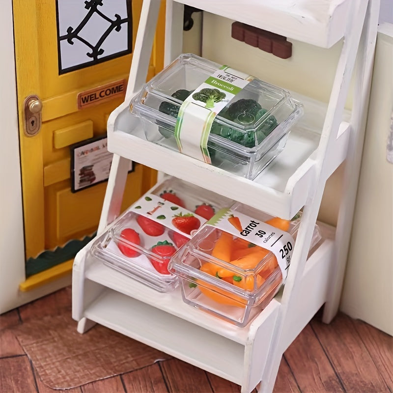 3pcs Mini Fruit & Vegetable Set for Dollhouses 1:6 & 1:12 Scale