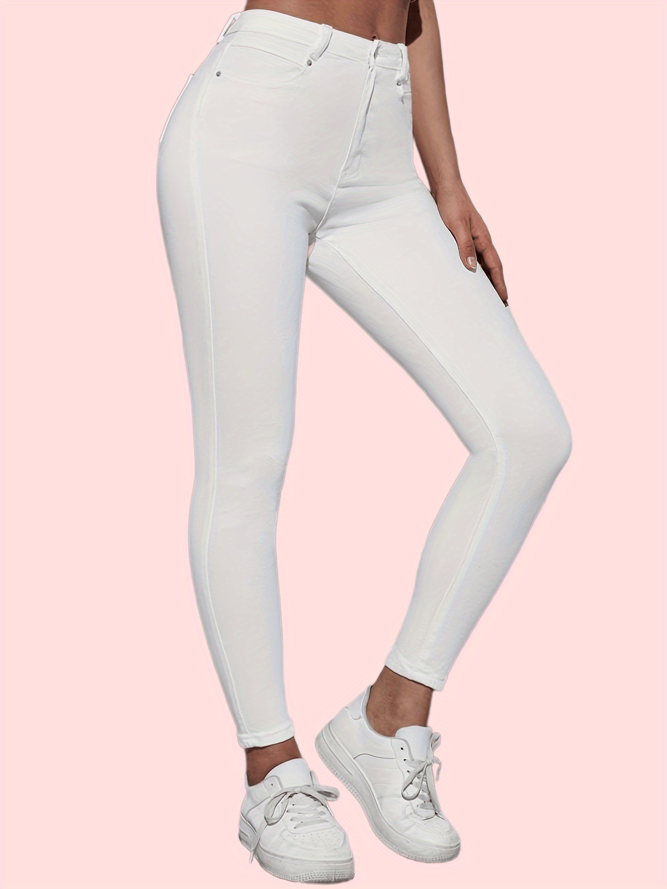 High Stretch Skinny Jeans Slim Fit Denim Pants