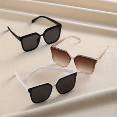 3 Pairs Square Sunglasses for Women Men Gradient UV400