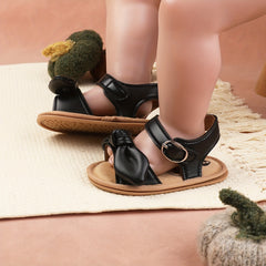 Baby Girls Bowknot Open Toe Sandals Lightweight Walking Shoes