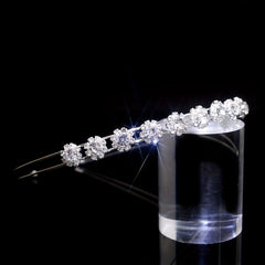 Rhinestone Headband Queen Crown Tiara Head Jewelry Bridal Wedding Hair Accessory