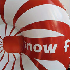 Inflatable Candy Shape Snow Sled - Portable Skiing Cushion