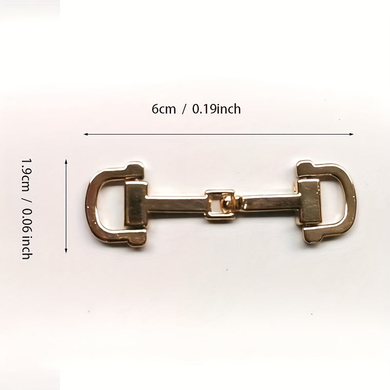 1pc Retro Hardware Shoe Decoration Shoe Buckle Metal Chain Shoe Flower Jewelry