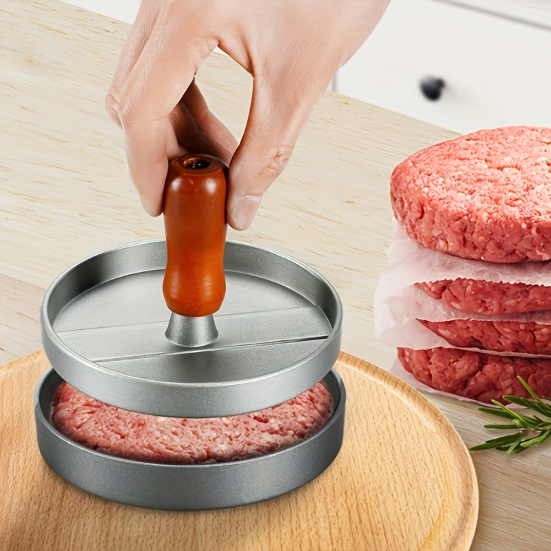 Manual Burger Press Non-stick Coated Grill Patty Maker Mould