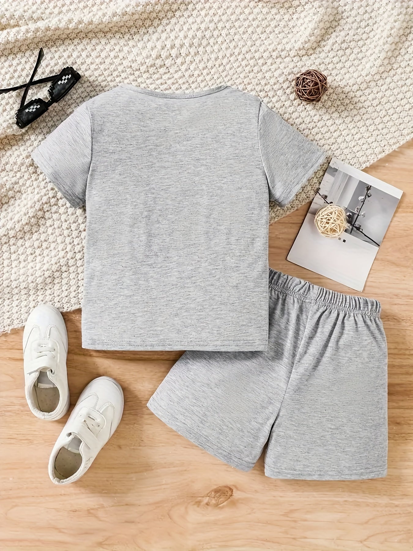 Boys Houston Expedition Casual Set: T shirt & Shorts