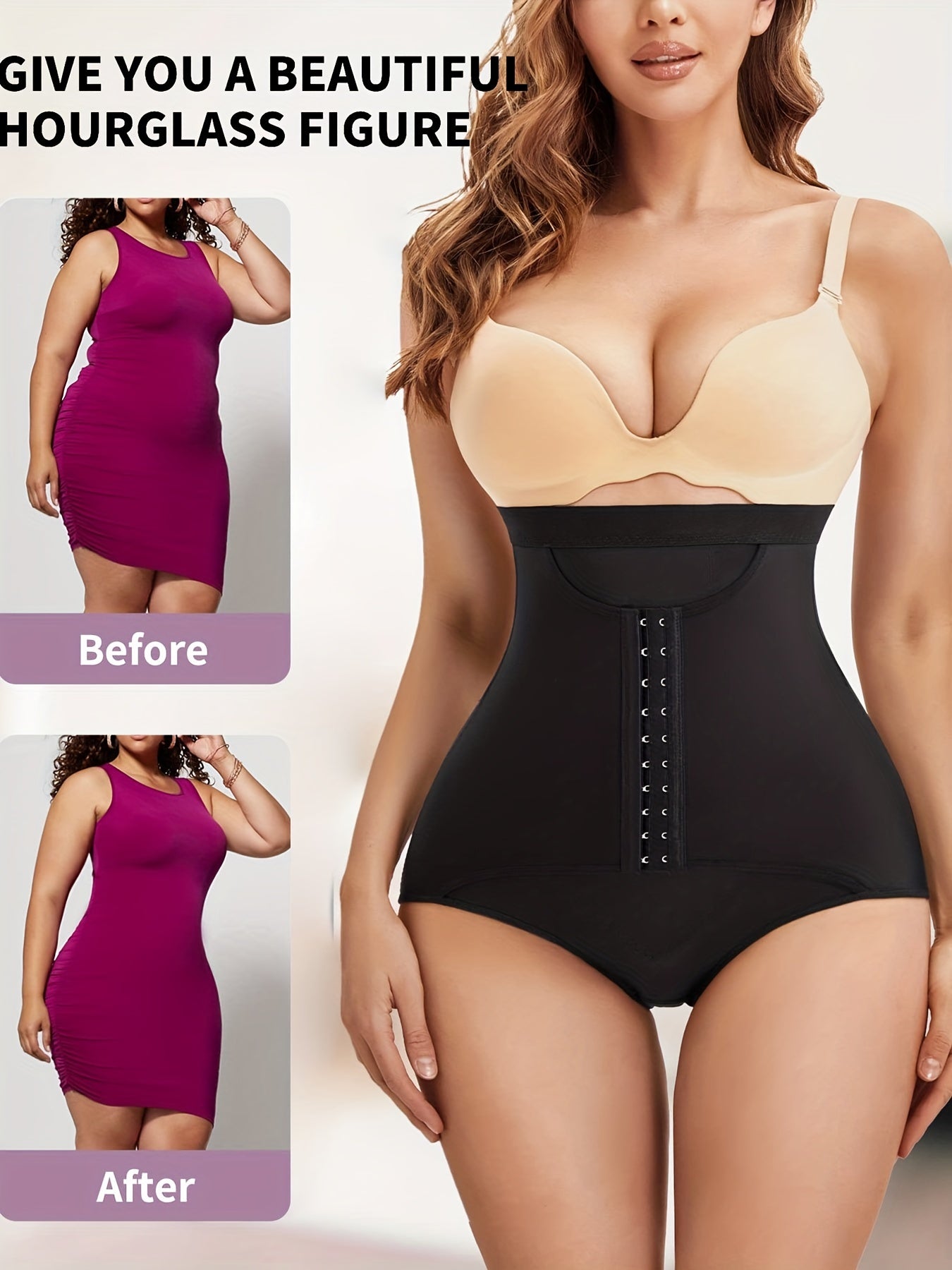 High Waist Shaping Panties Tummy Control Slimming Adjustable Women's Underwear
