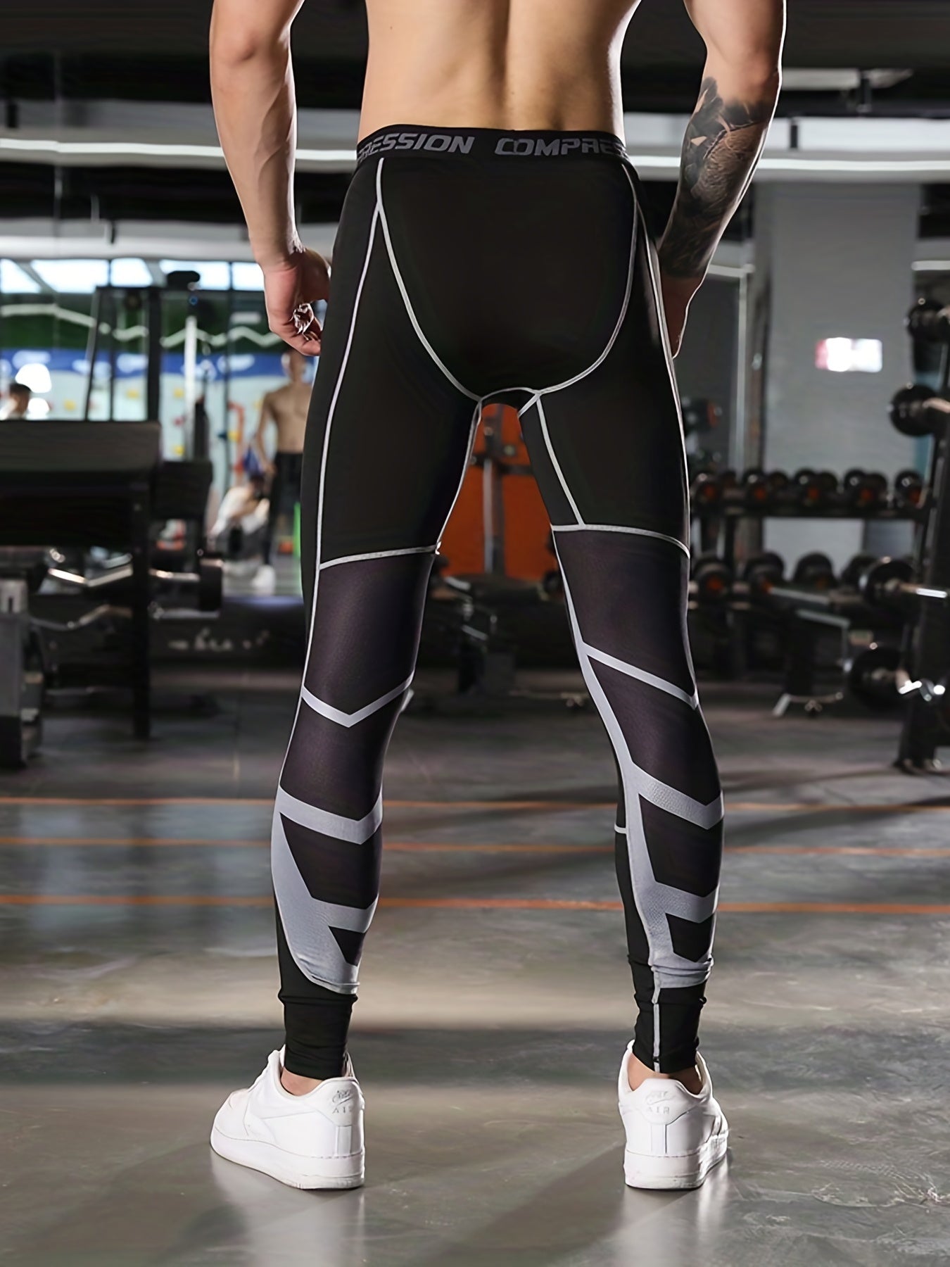 Men's Tight Long Compression Pants Quick Dry Leggings