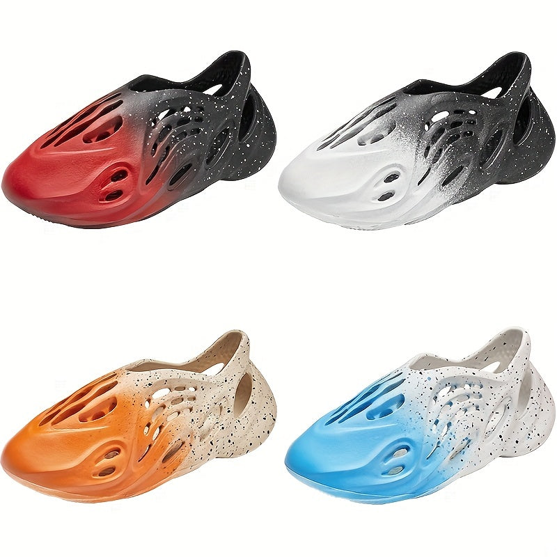 Foam Runner Shoes Gradient Water Sandals Slip on Quick Dry Beach Water Shoes