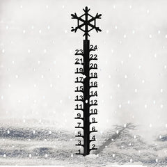 Snow Gauge Metal Snow Probe Snow Depth Measuring Rod Garden Christmas Gift
