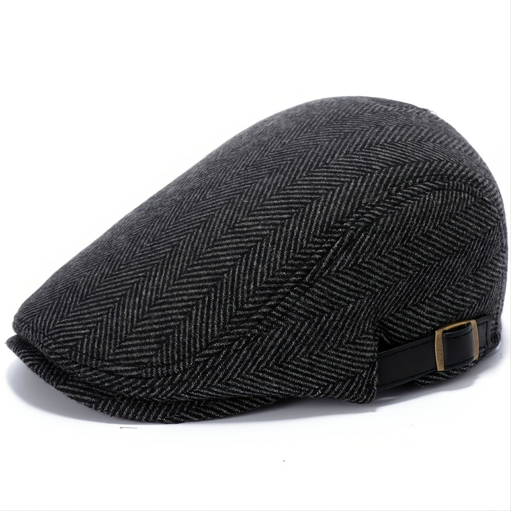 Vintage Beret Men Sunblock Anti Sun Hat for Autumn Winter