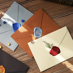 30PCS Vintage Woven Envelope Lovers' Confession Gift Postcard
