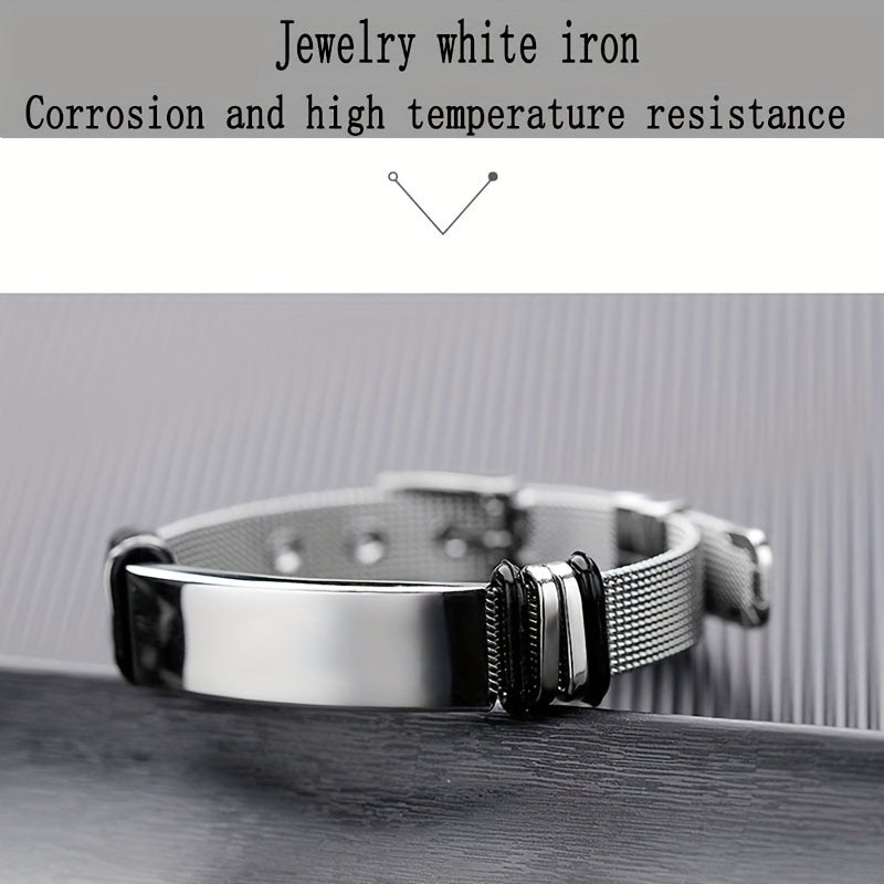 Stainless Steel Couple Bracelet Titanium Steel Unisex Bracelet