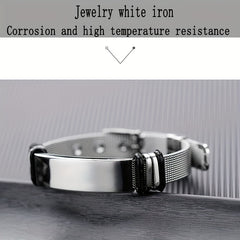 Stainless Steel Couple Bracelet Titanium Steel Unisex Bracelet