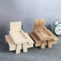 Wooden Squirrel Feeder for Garden Decor Yard Farm