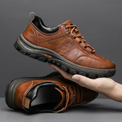 Men's Lace Up Sneakers Casual Walking Shoes Easy To Clean