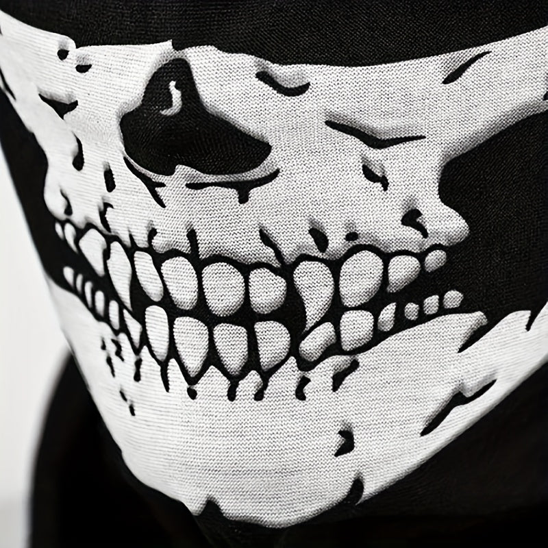 Seamless Multifunctional Magic Bandana Hundred Change Mask Warm Scarf Halloween