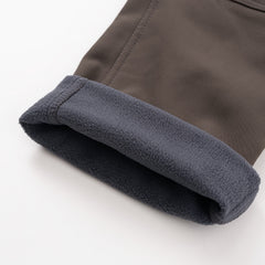 Men's Winter Work Trousers Plus Velvet Warm Cargo Pants